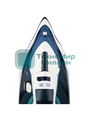 Утюг Centek CT-2319 синий/белый, 2400 Вт, 40 г/мин, 140 г/мин, 480 мл