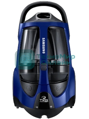Пылесос Samsung VCC885BH36/XEV синий/черный, 430/2200 Вт, уборка сухая, пылесборник контейнер 2 л