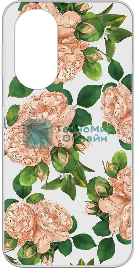 Чехол (клип-кейс) Gresso Air, для Honor 50, прозрачный/рисунок gr17aaae9317