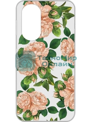 Чехол (клип-кейс) Gresso Air, для Honor 50, прозрачный/рисунок gr17aaae9317