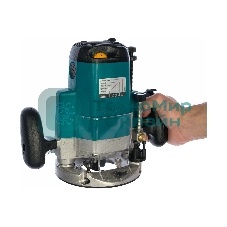 Фрезеры Makita 3612C Фрезер, 1850Вт,9000-23000об\м,ход-60мм,цанга-12мм,6кг,кор,пл пуск, эл тормоз, направл