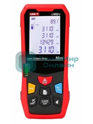Лазерный дальномер UNI-T LM80-I до 80 метров