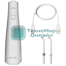 Ирригатор Waterpik WF-21 белый, от аккумулятора, 210 мл, 2 режима