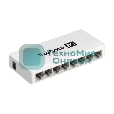 Коммутатор ExeGate EDGS-1008C, 8×1 Гбит/с, неуправляемый