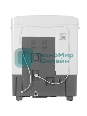 Стиральная машина Славда WS-60РЕТ белый/серый, загрузка вертикальная 6 кг, 1350 об/мин, класс: А