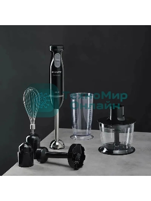 Блендер погружной Scarlett SC-HB42M47 черный, 1500 Вт
