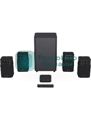 Саундбар Hisense HT SATURN 4.1.2 720Вт+240Вт черный