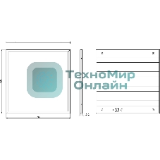 Светильник светодиодный ЭРА ДВО-72 595х595х19 72Вт 6120Лм 6000К призма SPO-6-72-6K-P