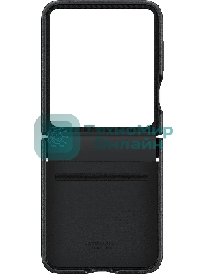 Чехол (клип-кейс) Samsung для Samsung Galaxy Z Flip5 Flap Eco-Leather Case B5 черный (EF-VF731PBEGRU)