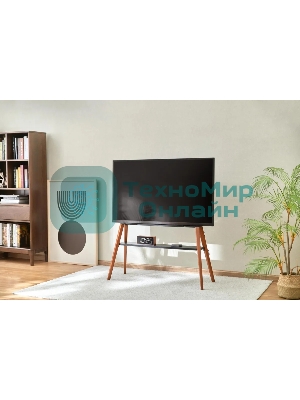 Подставка для телевизора Cactus CS-ST3647BKWN черный/орех, 49