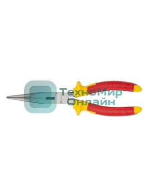 Длинногубцы прямые Matrix Insulated 17103 200 мм, двухкомпонентные рукоятки PROFESSIONAL