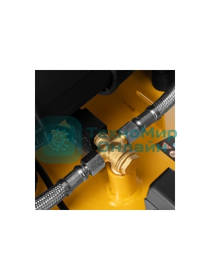 Компрессор безмасл. малошумн. Denzel DLP-4500/150, 4,5 кВт, 3х1,5 кВт,150 л, 2850 об/мин,750 л/мин