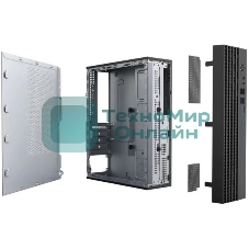 Корпус mATX Eurocase A001 черный, ABS пластик, 2*USB2.0, 2*USB3.0, HD AUDIO