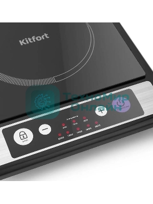 Плита электрическая Kitfort КТ-107 черный (настольная)