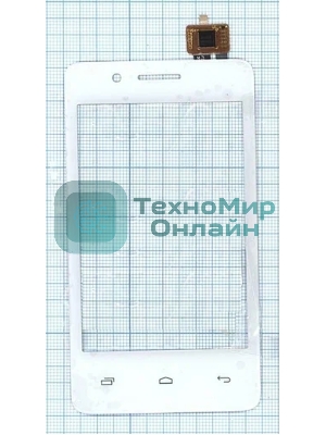 Сенсорное стекло (тачскрин) для Fly IQ436i ERA Nano 9, белое