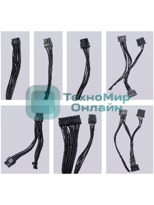 Блок питания 1STPLAYER ACK BRONZE 750W (HA-750AA2), 750Вт, 80 PLUS Bronze, 140мм, черный