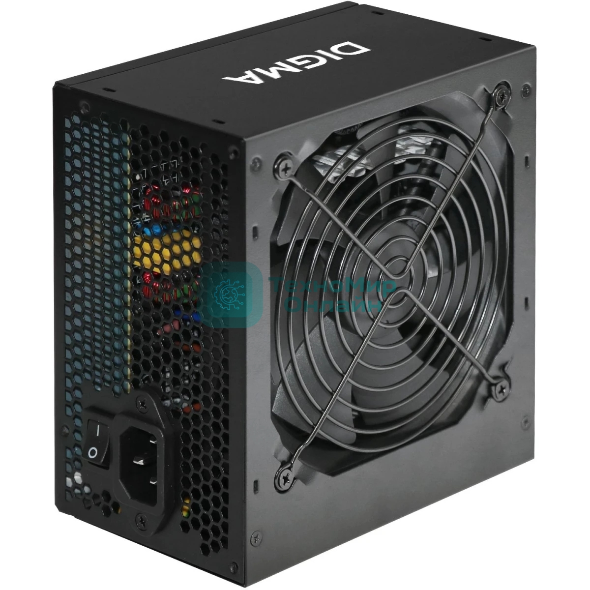 Блок питания Digma DPSU-450W-WH RTL, 450Вт, 80 PLUS, 120мм, черный