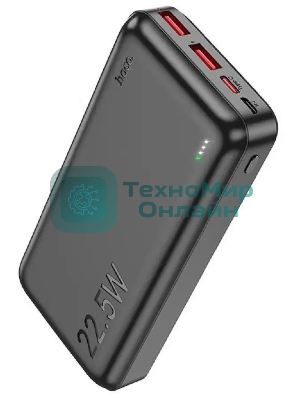 Портативный аккумулятор Hoco J101A Astute 20000mAh 22.5W 3A черный (82496)