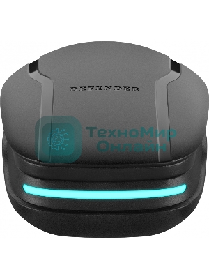 Наушники TWS Defender CyberDots 285 черный, внутриканальные, Bluetooth, светодиодная подсветка, до 4 ч