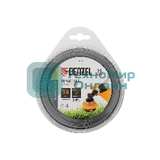 Леска для триммера Denzel двухкомпонентная звезда, 3,0мм х 15м, блистер EXTRA CORD