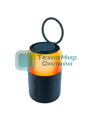 Колонка портативная SVEN PS-130 blue (10 Вт, USB, Bluetooth, питание от USB/аккумулятора)