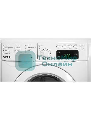 Стиральная машина Stinol WSTS 610 E белый, загрузка фронтальная 6 кг, 1000 об/мин, класс A