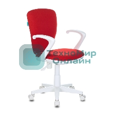 Кресло Бюрократ KD-W10AXSN/26-22 красный, ткань, 120 кг