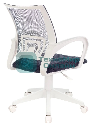 Кресло Бюрократ CH-W695NLT TW-04 TW-12 темно-серый, сетка/ткань, 120 кг, механизм качания