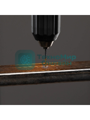 Сверло по металлу Denzel 3 мм, HSS-Tin, Golden Tip, 10 шт.