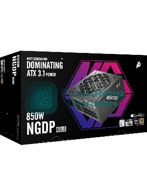 Блок питания 1STPLAYER NGDP Gold 850W, 850DВт, 80 PLUS Gold, 120мм, модульный, черный