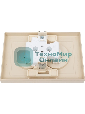 Розетка 2-м СП AtlasDesign 16А IP20 без заземл. защ. шторки в сборе беж. SE ATN000222