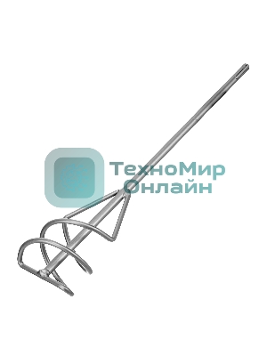Миксер Сибртех для строительных смесей, 80х400 мм, хвостовик SDS plus