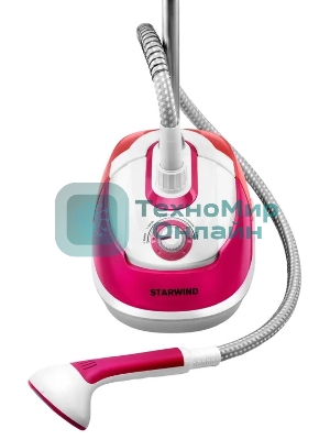 Отпариватель Starwind SVG7750 белый/малиновый, 1800 Вт, 40 г/мин, 2700 мл