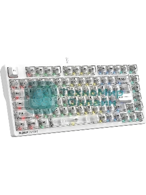 Клавиатура A4Tech Bloody MS76 проводная, USB Type-A, белый