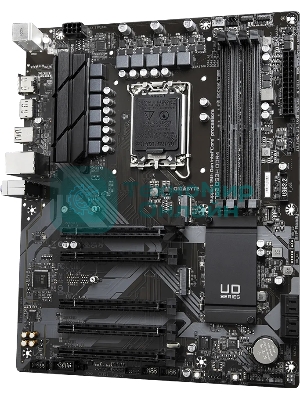 Материнская плата Gigabyte B760 DS3H DDR4, LGA 1700, Intel B760, 4xDDR4, 4xSATA, 2xM.2, 1xPCIe 4.0 x16, 4xPCIe 3.0 x1, 1xHDMI, 1xDP, 1x 1Gb LAN, 1xUSB 3.2 Gen 2, 1xUSB 3.2 Gen 2x2, 4xUSB 2.0, 3x3.5 мм, 7.1, ATX