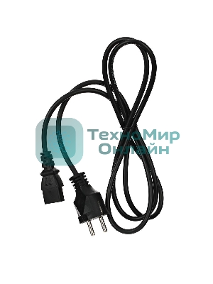 Кабель компьютер - розетка 220V (EURO) 1.8м, 3G 0,75мм медь, Telecom