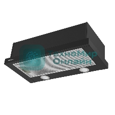 Вытяжка телескопическая HOMSair Flat 60 черный, 60 см, 520 куб. м/ч, 47 дБ