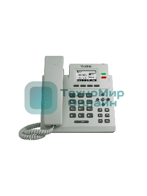 Телефон YEALINK SIP-T31P, светло-серый, 2 аккаунта, PoE, шт