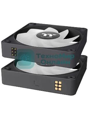 Вентилятор для корпуса Thermaltake CT120 EX Sync ARGB 120х120x25 черный 4-pin 28.5дБ (упак.:3шт) (CL-F181-PL12SW-A) Ret