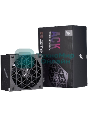 Блок питания 1STPLAYER ACK BRONZE 750W (HA-750AA2), 750Вт, 80 PLUS Bronze, 140мм, черный