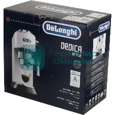 Кофеварка эспрессо DeLonghi EC685.W белый, исп. кофе - молотый/чалды, 1.1 л, 1350 Вт, 15 бар