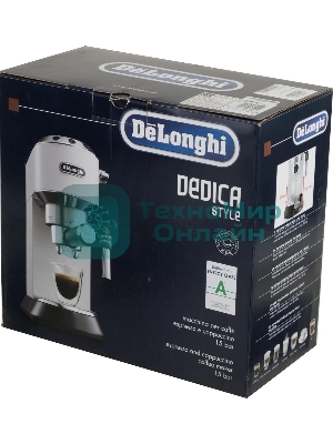 Кофеварка эспрессо DeLonghi EC685.W белый, исп. кофе - молотый/чалды, 1.1 л, 1350 Вт, 15 бар