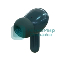 Наушники TWS More Choice БВ36 зеленый, внутриканальные, Bluetooth, сенсорное управление, до 4 ч