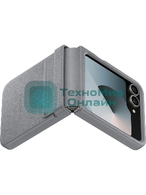 Чехол (клип-кейс) Samsung для Samsung Galaxy Z Flip6 Kindsuit Case Flip 6 (F741) серый (EF-VF741PJEGRU)