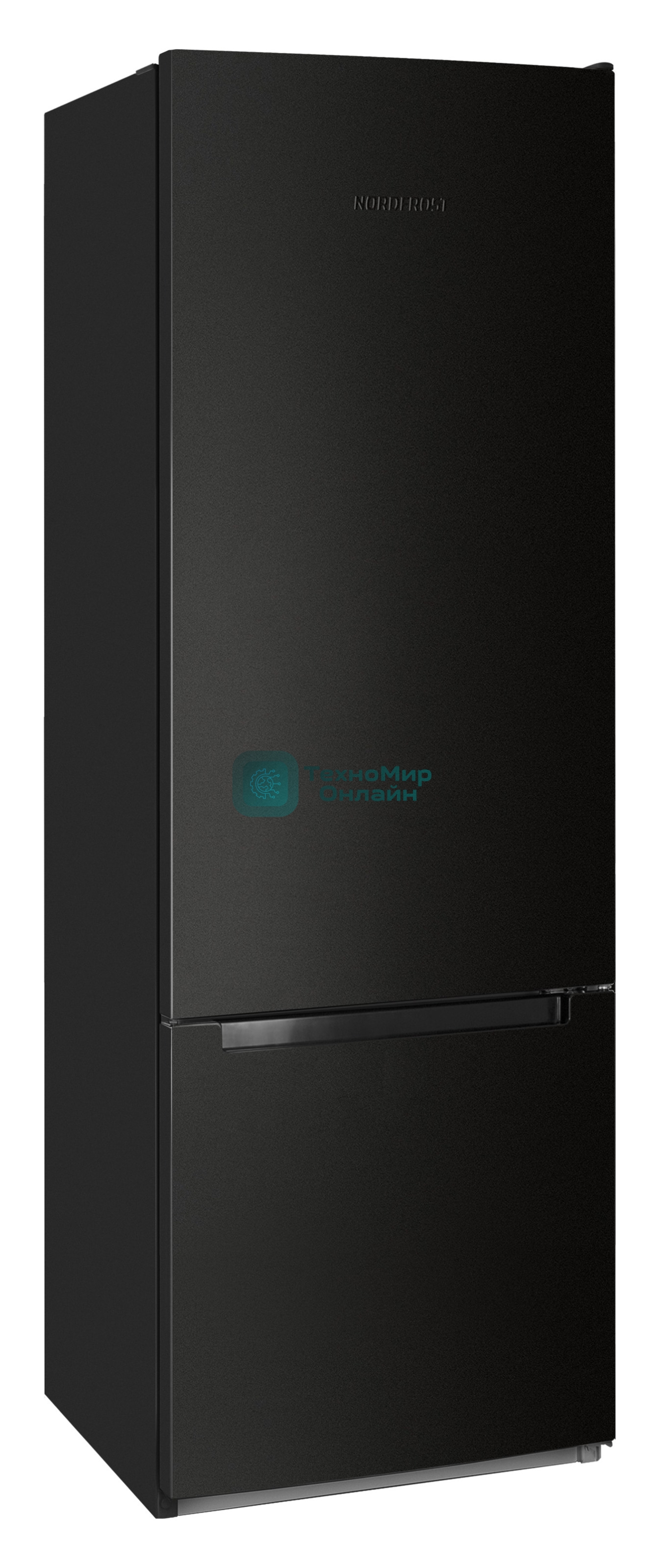 Холодильник Nordfrost NRB 124 B черный, двухкамерный 238/70 л морозилка снизу