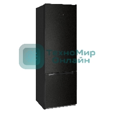Холодильник Nordfrost NRB 124 B черный, двухкамерный 238/70 л морозилка снизу