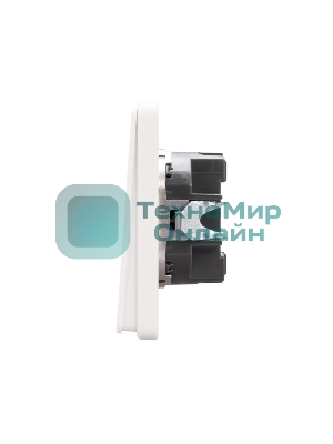 Выключатель Kranz ROUND 1 кл с подсветкой 10А с/у перламутр