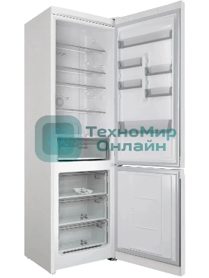 Холодильник Hotpoint HT 6200 W белый двухкамерный 240/83л морозилка снизу, No Frost