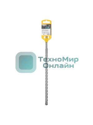 Бур по бетону Denzel цельная крестовая пластина, 12x315 мм, SDS PLUS