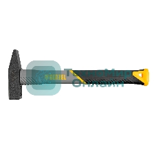 Молоток слесарный Denzel 300 г, кованый, фибергласовая рукоятка c TPR покрытием